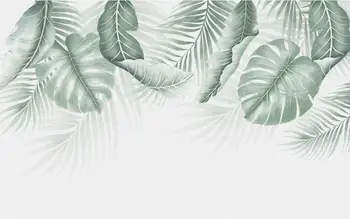 Običaj 3D desktop zidno slikarstvo ručno oslikane skandinavski malo svježe tropske biljke dnevni boravak pozadina dekoracija zidova slikarstvo desktop