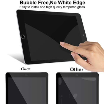Za Apple iPad 9th 10,2' 2021 10D Potpuna Pokrivenost Tableta Kaljeno Staklo Za iPad 9 2021 Zaštitna Folija za Ekran Zaštitno Staklo