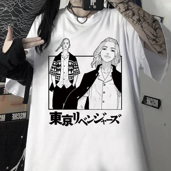 Topla Anime Tokiju Osvetnici t-Shirt Majice Kratki Rukav Casual Odjeća Muška t-Shirt Muški Unisex