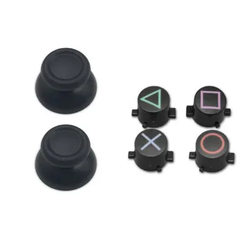 Analogni Joystick Kapice za veliki prst ABXY X Skup Gumba Dijelovi za Sony Playstation Dualshock 4 DS4 PS4 Kontroler Kontroler