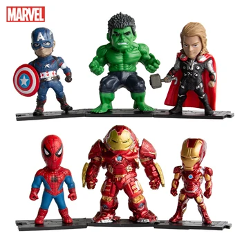 6 kom. Marvel Avengers 3 Figurice likova Rata Beskonačnosti Anime spiderman Set igračaka Hulk, Kapetan Amerika Malloc Iron Man Dječji Božićni poklon
