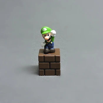 5 kom./lot super Mario Kreativna Dekoracija Igre Mario Bros PVC Figure Igračke Super Gljiva Mini Figurice i Igračke Za djecu, Poklone