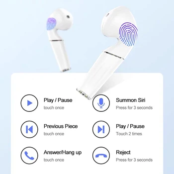 2021 Novi P23 Bežične Slušalice Bluetooth Slušalice Vodootporne Slušalice Za Huawei Iphone OPPO Xiaomi TWS Glazbena Slušalice