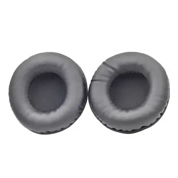 1 Par Crnih Mekih Kožnih Jastuci za uši od pjene za slušalice Sony MDR-XD100 MDR-XD200 XD150 QXNF