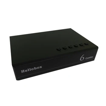 4 kom./lot Hellobox 6 Kombinirani Satelitski prijemnik H. 265 DVB S2X DVB-T2 i DVB-C Newcamd Auto Biss Auto Powervu Podrška za Android/IOS Ou