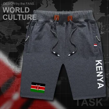 Kenija Kenijskog muške kratke hlače plaža muške kratke hlače za desktop igara zastavu treninga džep sportska odjeća bodybuilding 2017 pamuk KEN