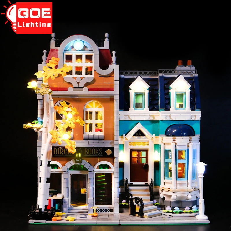 Brand GOELIGHTING LED Kit Svjetla Za Lego 10270 Za MINI Figura Knjižara Kuća Gradivni Blokovi, Komplet Žarulja Igračka(Samo za Grupe Rasvjeta) Slika  3