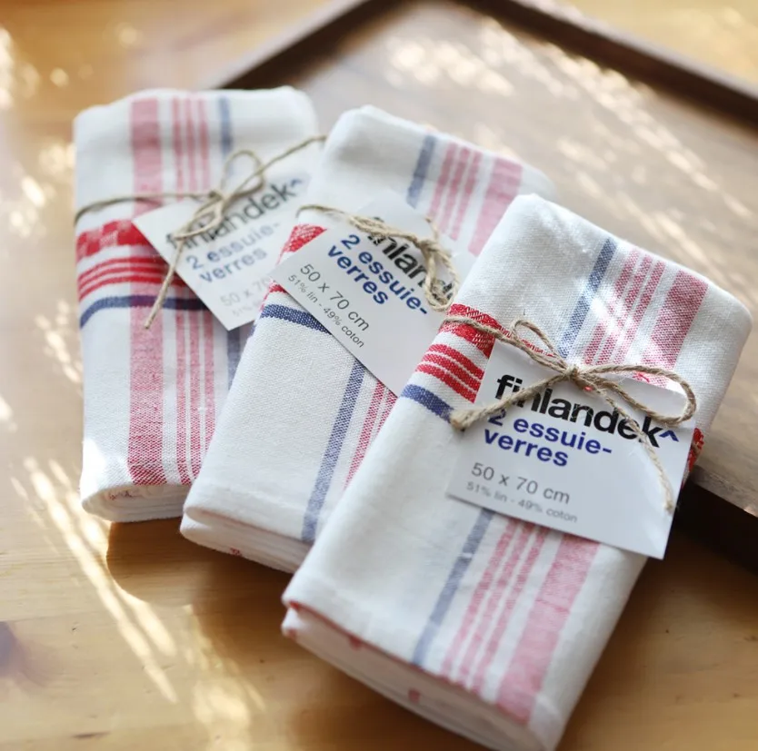 2 komada pamučne maramice 50 * 70 cm, visokokvalitetna salveta, kvadrat, tkanina za kuhinjskih ručnika, kvalitetan pamuk, besplatna dostava Slika  4