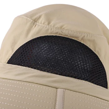 UPF50+ Unisex UV-zaštita Čvrste Prozračna Podesiva Riblja Kapu Najlon vodootporne Ribarski šešir Vanjski солнцезащитная kapu