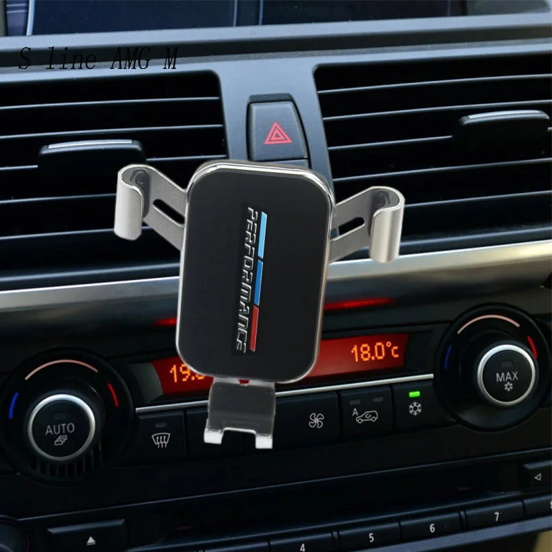 Auto Držač mobilnog telefona Nosač Auto Poseban prilog ukras Okvir Poklopac Naljepnica Uređenje za BMW X5 X6 E70 E71 dodatna Oprema za interijer Slika  4