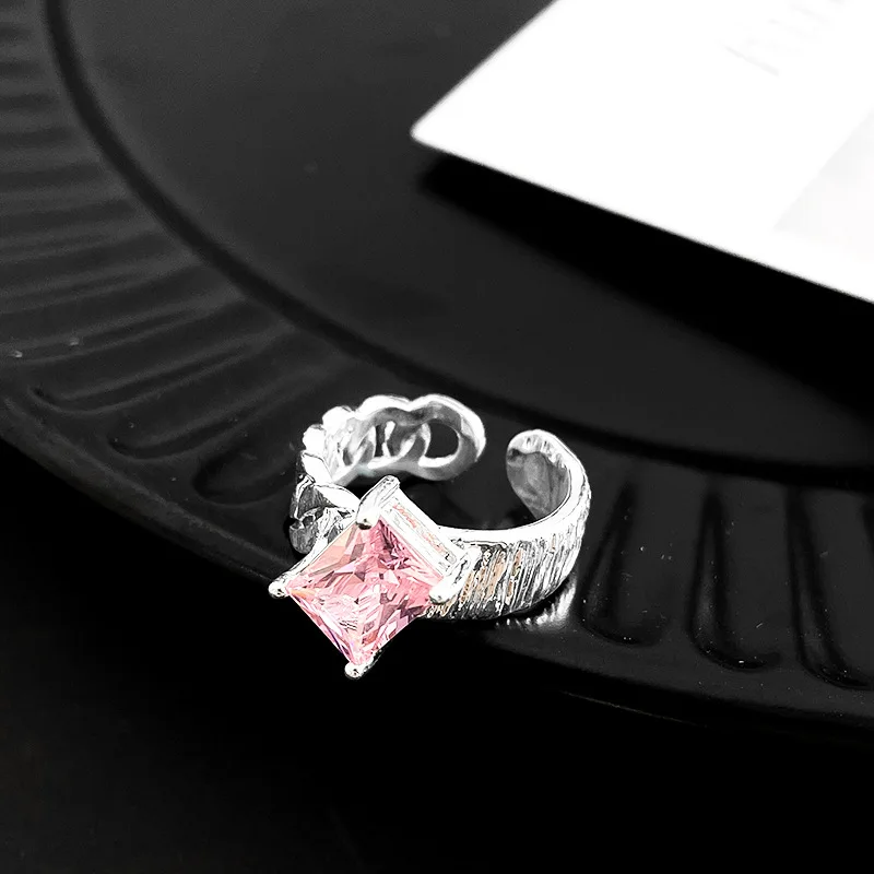 Luksuzni Atmosferski Vjenčano Prstenje s kubični cirkon Za žene Naftnih Večernje Angažman Ženski Prsten je Poklon nakit Anillos Anillos Mujer Slika  0