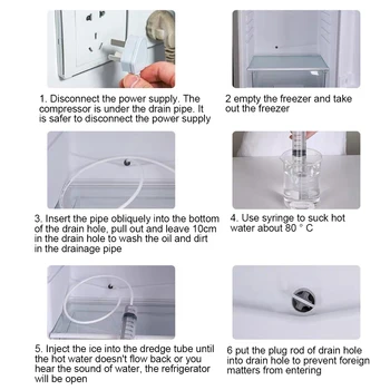 Set Alata za uklanjanje сливных rupa na hladnjaku za Višekratnu upotrebu za kućne hladnjake STTA889