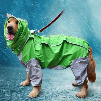 Reflektirajućim Veliki Psi odjeća za kišu S-5XL Kucni ljubimci dozvoljeni su Mali Psi Ogrtači Vodootporna Jakna Labrador Retriver Odjeća za štence