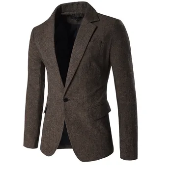 2019 High-end NOVI muški modni brand Blazer u britanskom stilu, Casual приталенный jakna, muška tkanina, Blazers, muški kaputi