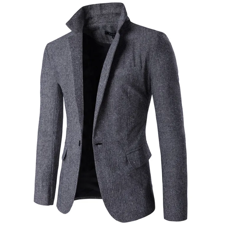 2019 High-end NOVI muški modni brand Blazer u britanskom stilu, Casual приталенный jakna, muška tkanina, Blazers, muški kaputi Slika  2