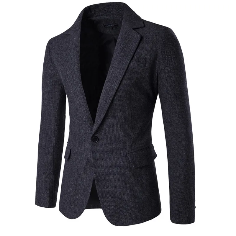 2019 High-end NOVI muški modni brand Blazer u britanskom stilu, Casual приталенный jakna, muška tkanina, Blazers, muški kaputi Slika  3