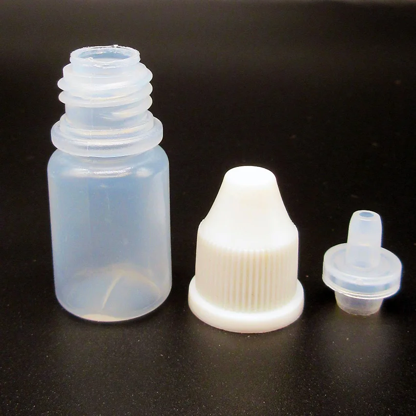 Kapi za oči plastična boca za cijeđenje,screw-down poklopac za boce,plastične vrećice materijal je proziran boca-капельница 3 ml 10 kom./besplatna dostava Slika  0