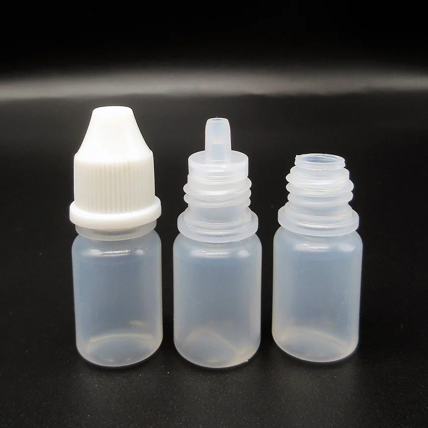 Kapi za oči plastična boca za cijeđenje,screw-down poklopac za boce,plastične vrećice materijal je proziran boca-капельница 3 ml 10 kom./besplatna dostava Slika  4