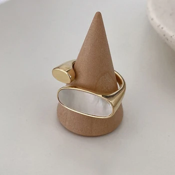Novi Korejski Retro-dizajn u stilu manjina Pluća Luksuzni Ovalni prsten za otvaranje umivaonika za žene Modni nakit Gotički djevojka Seksi pribor