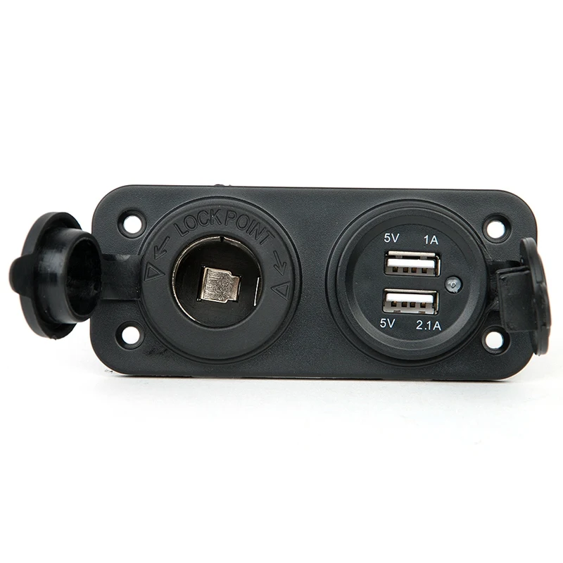 12 Dvostruki USB Auto Upaljač Priključak USB Razdjelnik 12 3.1 A / 4.2 A Auto punjač Adapter Punjač za moto Priključak Slika  3
