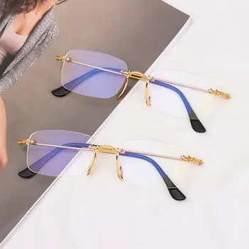 Unisex Frameless Naočale Za Čitanje Anti-Plavo Svjetlo Naočale za Dalekovidnost Dalekovidnost Bifokalne Naočale za Dalekovidnost i Dioptrijske Naočale