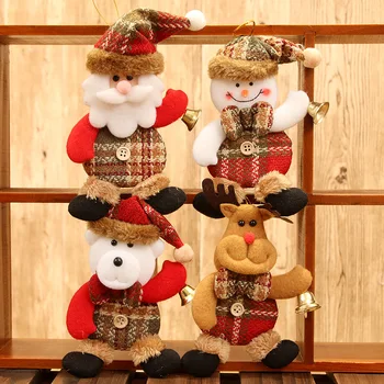 1pc Božić Doll Ovjes Božićno Drvce Visi Ukras Djed Mraz Snjegović Medvjed, Jelen Lutka za Uređenje Doma Dječji Dar