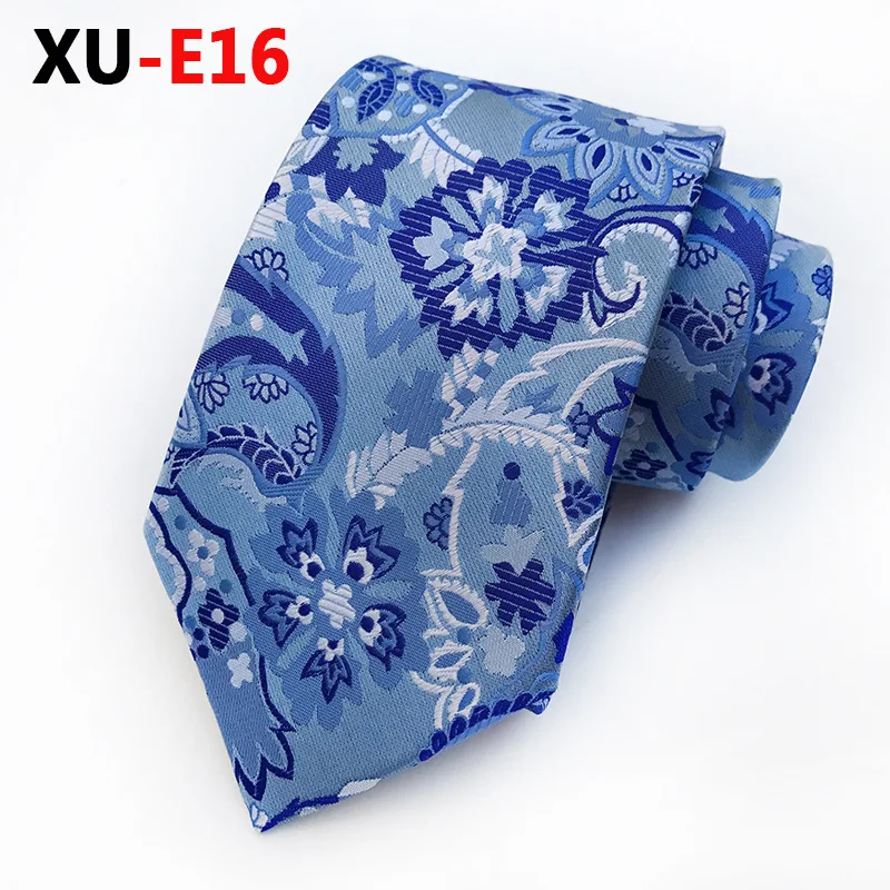 Casual muških kravata s plavim cvijetom Za formalni zurke Vjenčanje kravate Slika  3