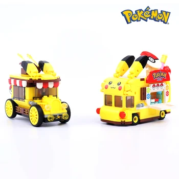 Pokemon je u uokvirenim Žuti Blok Auto Igračke Anime Lik Dječje Igračke Besplatna Dostava Predmeta Što je za Poklon na Dan djeteta