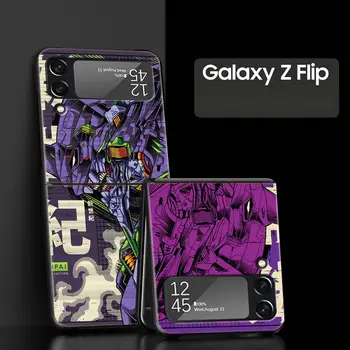 Torbica za telefon Samsung Galaxy Z Flip 3 Otporna na Ogrebotine Poklopac za Samsung Galaxy Z Flip3 5G Coque Japanski Anime Crtani Eva