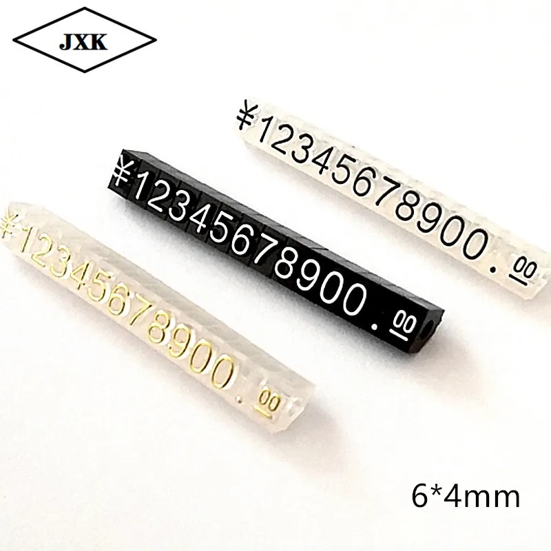 X 6*4 mm cijena stalak cjenik za nakit prikaz cijene na sat Mini-cijena Digitalne kockice cijena dolar euro prikaz cijena store brand Slika  3