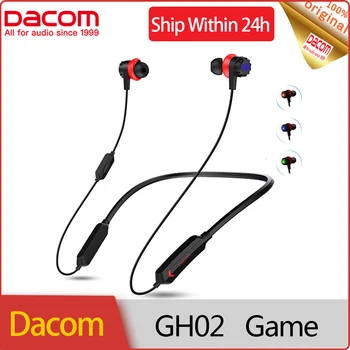 Dacom GH02 Bežični Gaming Slušalice Bluetooth Apt-X RGB Af 3D Stereo DSP Шумоподавляющая Slušalice za iPhone Xiaomi Huawei