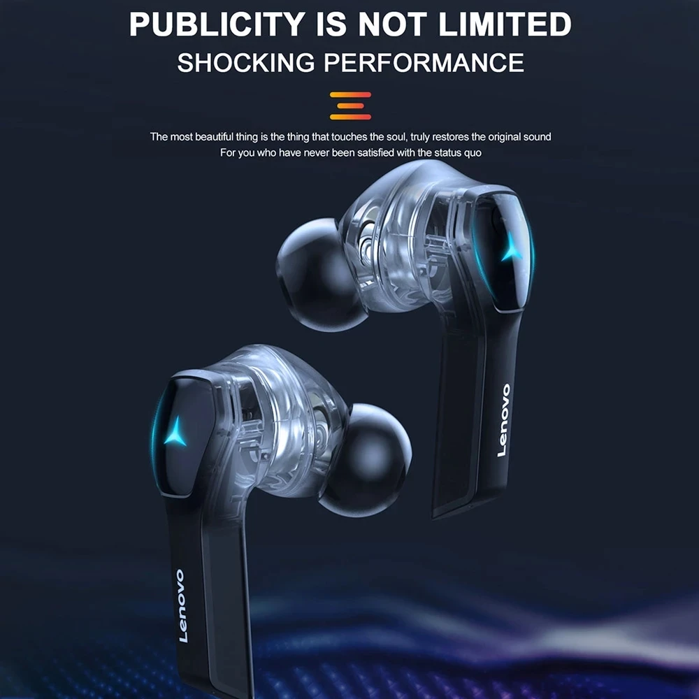 Lenovo HQ08 TWS Gaming Slušalice Bluetooth Slušalice, HIFI Muzika Vodootporan Sportski Bežične Slušalice s niskim Kašnjenjem s mikrofonom Slika  5