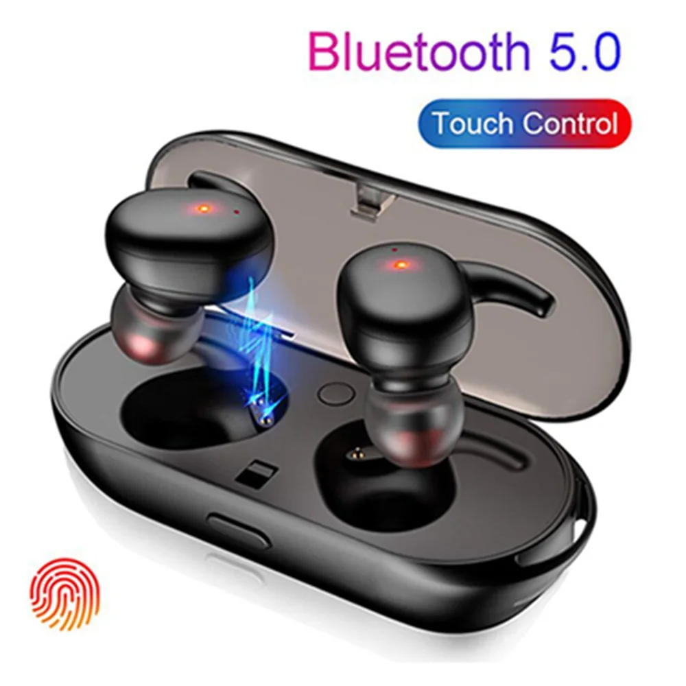 Y30 Slušalice Bluetooth Bežične Slušalice Sa Kontrolama na Dodir Sportske Slušalice, Mikrofon, Radi Na Svim Smartphone Glazbena Slušalice TWS Slika  5