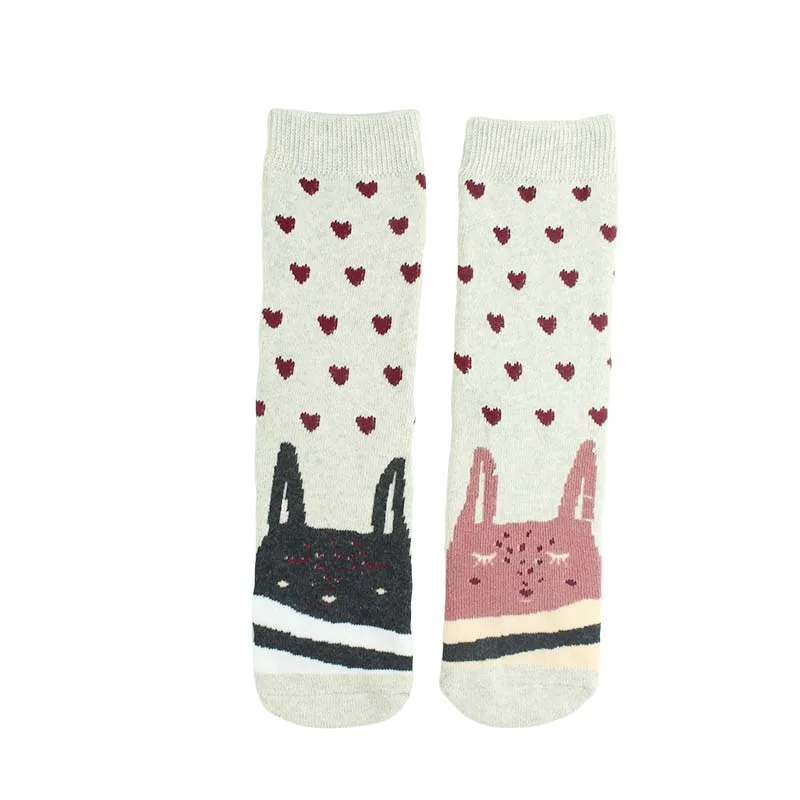 Kreativna Slatka Slatka Toplo Zabavne čarape Voće životinja Avokado Panda Zec Dizajn Slatka Čarape, Ženske Sokken Skarpetki Chaussette Femme Slika  3