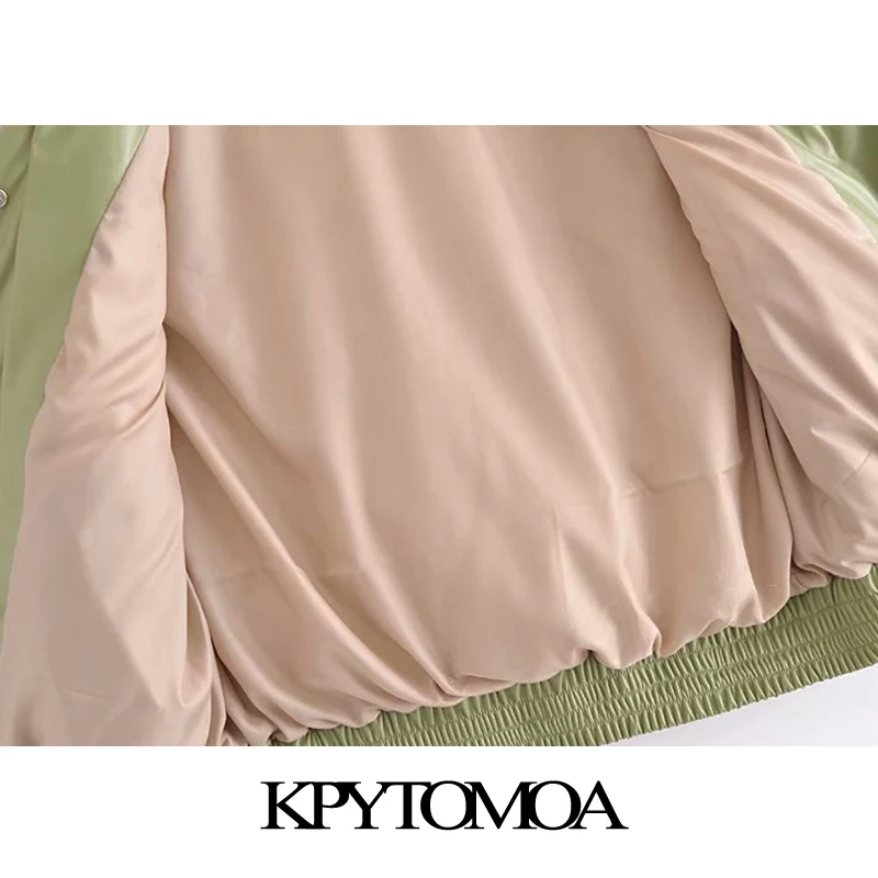 KPYTOMOA Ženska moda Umjetna koža na gumbima Debeli Starinski prsluk s visokim cutaway Elastični rub Ženski prsluk odjeća Šik Весте Slika  5