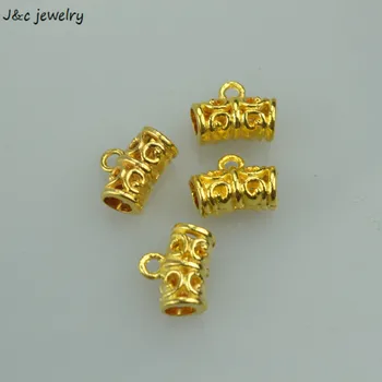 30 kom. zlatna boja šuplje metalne perle, perle diy šarm kuglice za narukvice izrada nakita 33138A