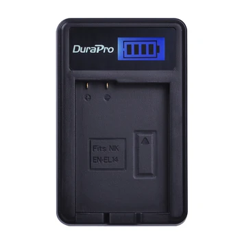 DuraPro 1 kom. EN-EL14 ENEL14 EN-EL14 + USB LCD punjač za Nikon D3100 D3200 D5100 D5200 DF P7000 P7100 P7200 P7700 P7800 Skladište