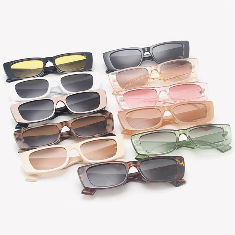 Nova Moda Vintage Naočale Za žene je Brand Dizajner Klasicni Pravokutnik Sunčane Naočale Mali Okvir Kvadratni Mačka Oko Oculos De Sol Slika  0