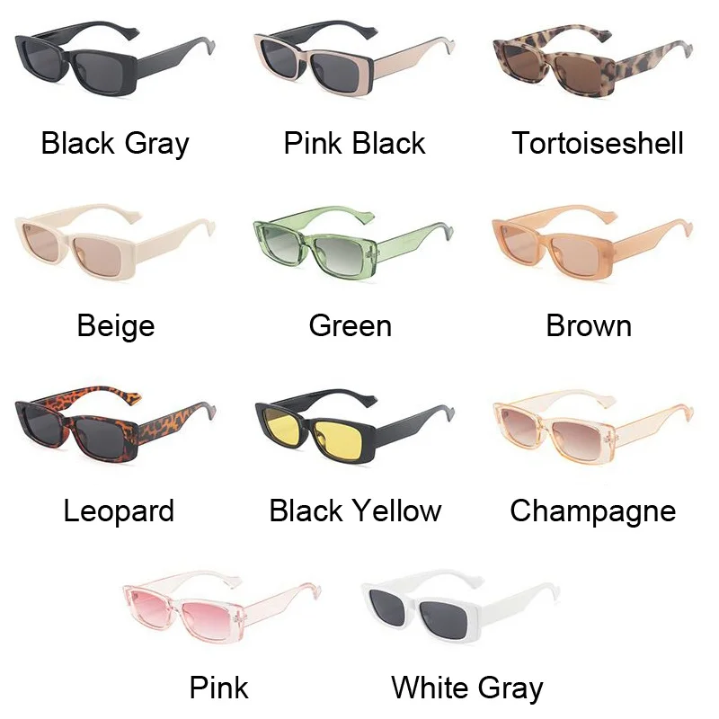Nova Moda Vintage Naočale Za žene je Brand Dizajner Klasicni Pravokutnik Sunčane Naočale Mali Okvir Kvadratni Mačka Oko Oculos De Sol Slika  4