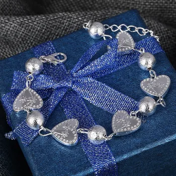 Lijep privjesak sa šarm za žene lady vjenčanje college srebrne narukvice nove kvalitetne modne ukrase za Božićne darove