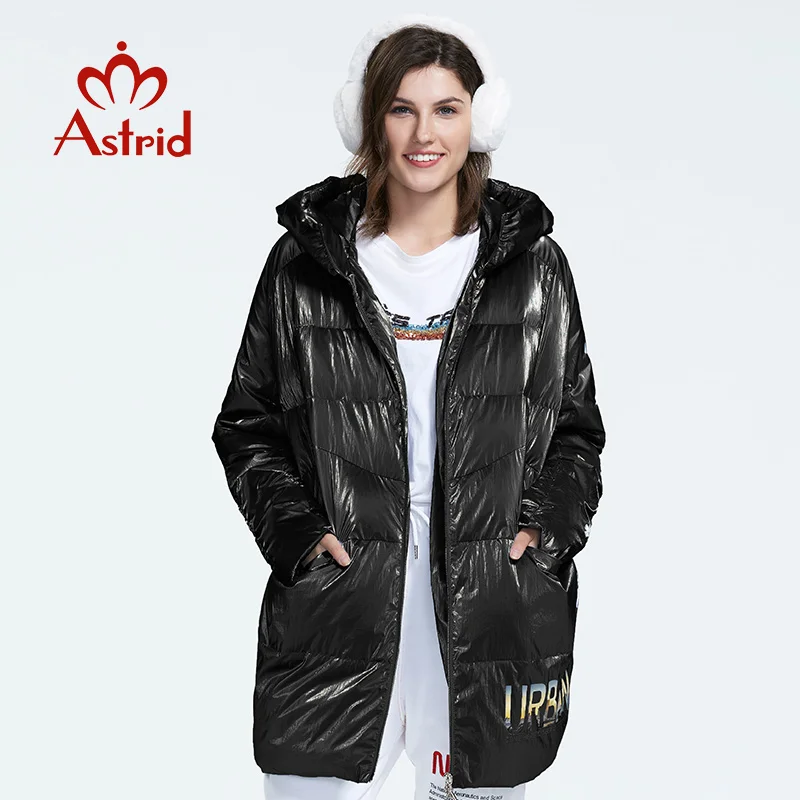 Astrid 2021 Zimsko novi dolazak пуховик slobodna ženska odjeća odjeća kvaliteta debeli pamuk srednje dužine zimski kaput FR-7078 Slika  5