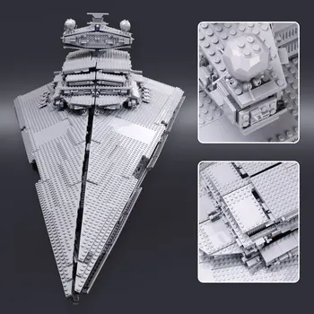 Star plan Film UCS Imperial Star Destroyer Super Veliki vrhunsko Oružje Građevinski Blokovi i Cigle Svemirski Brod Božićni Poklon Igračke