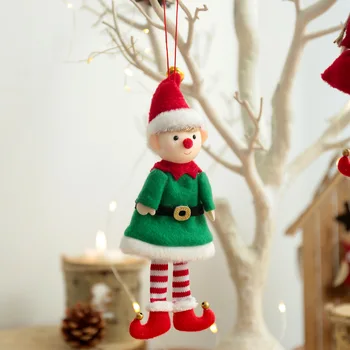 Nova godina 2021 Dječji Božićni poklon Lutku Elf Božićno Drvce Dekor Privjesak Anđeo 2022 ukras de навидад božićni dekor kućni dekor