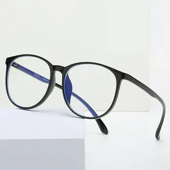 Anti-Plave Zrake Okrugle Naočale u plastičnom ivicom Naočale Za muškarce i žene Stil Cijeli Obruč Naočale za kratkovidnost Hot prodaja