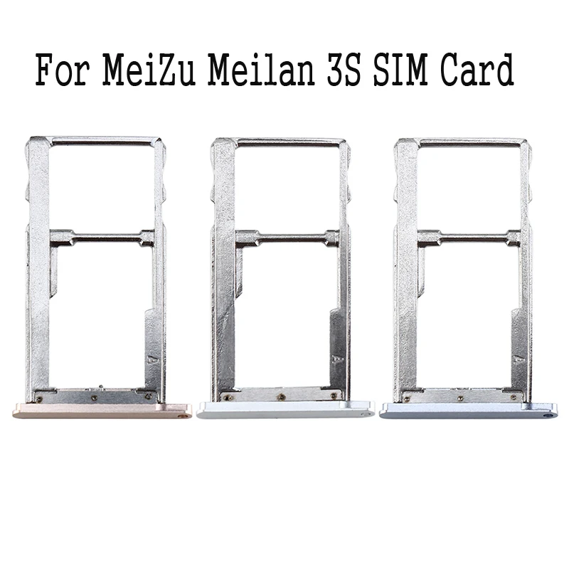 Držač police za SIM karticu Adapter utor za Micro SD kartice za telefon Meizu meilan 3S zamjena malih dijelova Slika  1