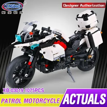 Gradski Policijske Patrole Motocikl Gradivni Blokovi Setovi Moto Auto Moto Edukativne Igračke za Djecu