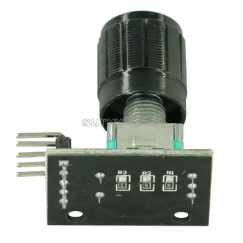 KY-040 Modul Rukavca enkoder na 360 stupnjeva s Poklopcem Okretni gumb Potenciometra 15×16,5 mm za Arduino Prekidač senzor Cigle 4.8