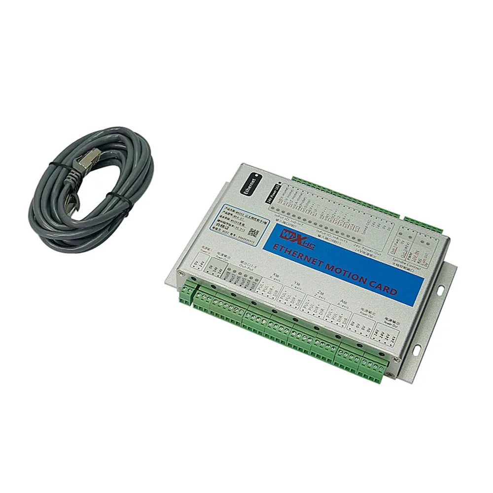 Kit CNC Mach3 USB kontroler XHC MKX-V 3 4 6 osi Ethernet kartica za upravljanje prometom LHB04B žični MPG rotirajući kotač Slika  3