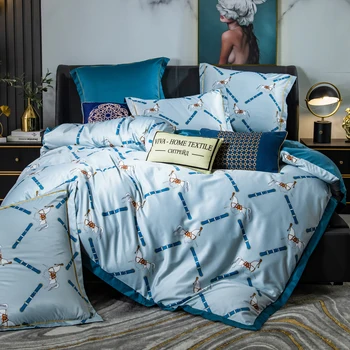 Posteljina Атласное posteljina royal Tencel set posteljine od pamuka vrhunske kvalitete