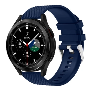 Za Samsung Galaxy Watch 4 Klasična 42 mm / 46 mm Silikon Remen Zamjena Pametne sati 20 mm Remen Točke Površine Narukvica Pribor